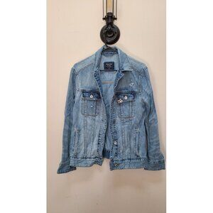 Abercrombie & Fitch Distressed Jean Jacket